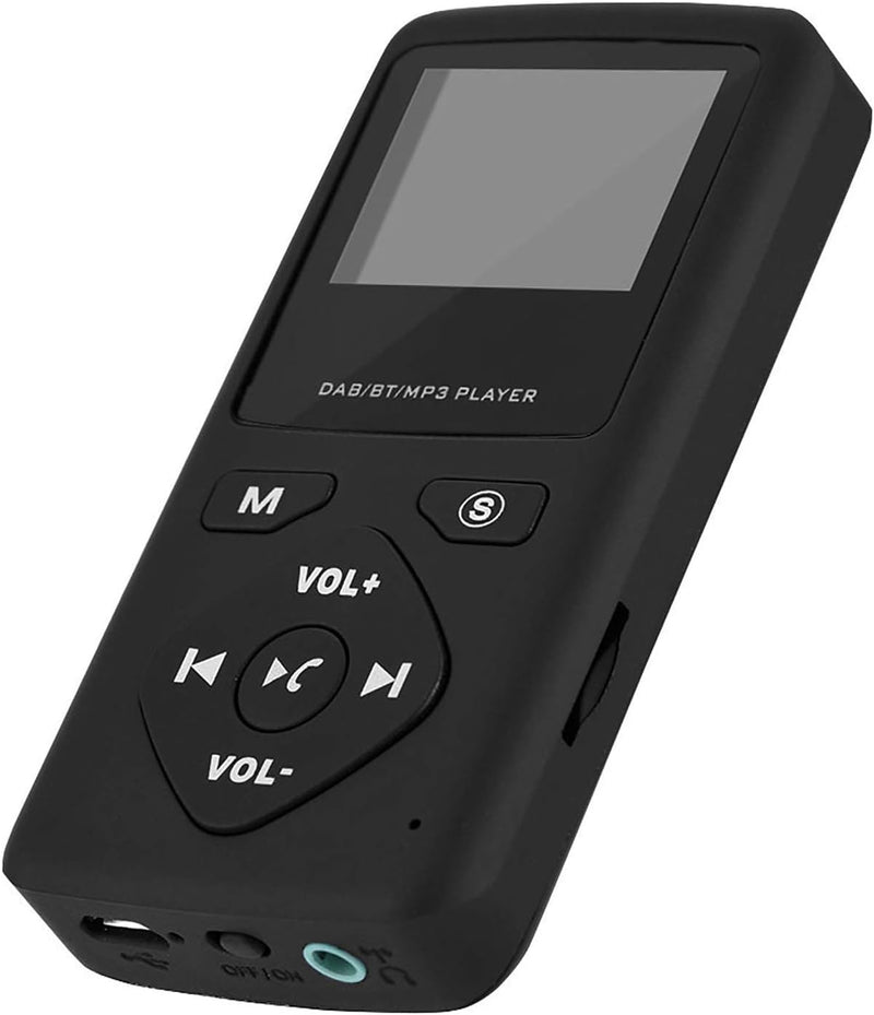 Vikye Tragbares Radio, DAB/DAB+ Pocket Digital Radio Receiver FM Radio mit LCD Display Taschenradio