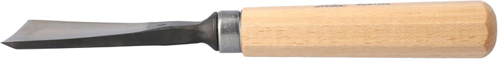 STUBAI Stemmeisen Stechbeitel Serie 52 - Form 63 | Schweizer Messer Form B 70 mm, mit Holzgriff, zum