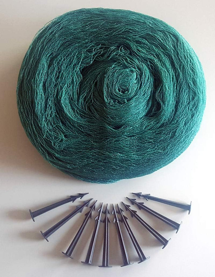 Pondlife Teichnetz 6x4m dunkelgrün, engmaschig: Maschenweite 15mm x 15mm, Laubnetz, Teichabdecknetz
