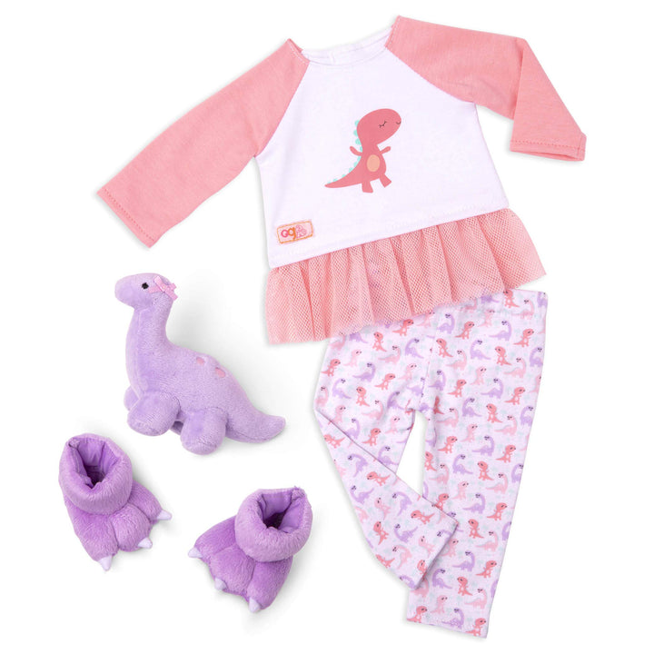 Our Generation - Deluxe Outfit - Schlafanzug mit Dinos