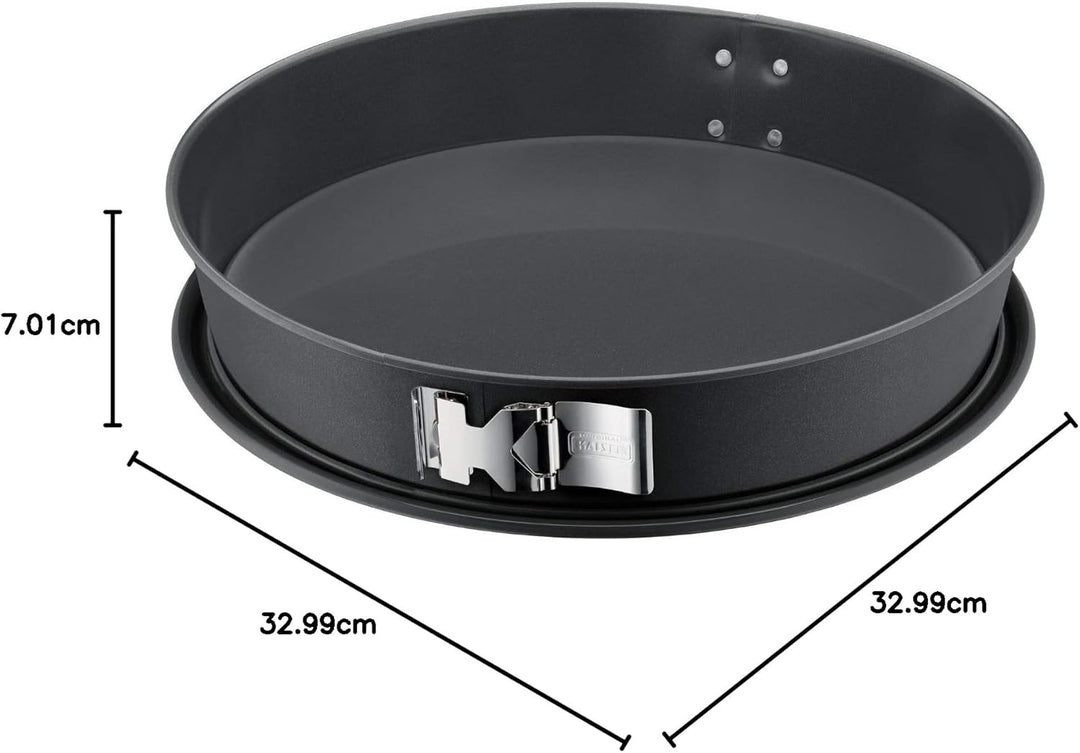 Original Kaiser La Forme Plus Springform-Backblech konisch 32 cm, SafeClick-Verschluss, runde Käseku