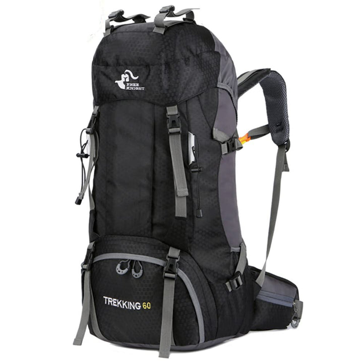 Bseash 60L Wasserdichter leichter Wanderrucksack mit Regenschutz, Outdoor Sport Tagesrucksack Multif