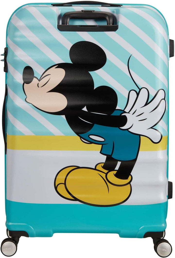 American Tourister Wavebreaker Disney - Spinner, Multicolour (Mickey Blue Kiss) L(77 cm - 96 L)