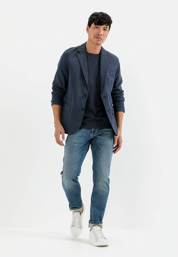 camel active Herren Regular Fit fleXXXactive® Jeans 31W / 34L Dunkelblau, 31W / 34L Dunkelblau