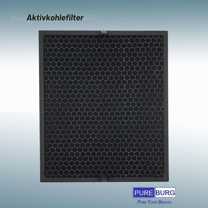 PUREBURG 2er-Pack Ersatz 2 HEPA-Luftfilter und 2 Aktivkohle-Vorfilter, kompatibel mit Levoit-Luftrei