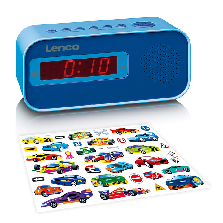 Lenco Kinderwecker Cr-205 - Zwei Stunden Aufwachen - Ukw-PLL-Radio - Schlummerfunktion - Dimmer - Au
