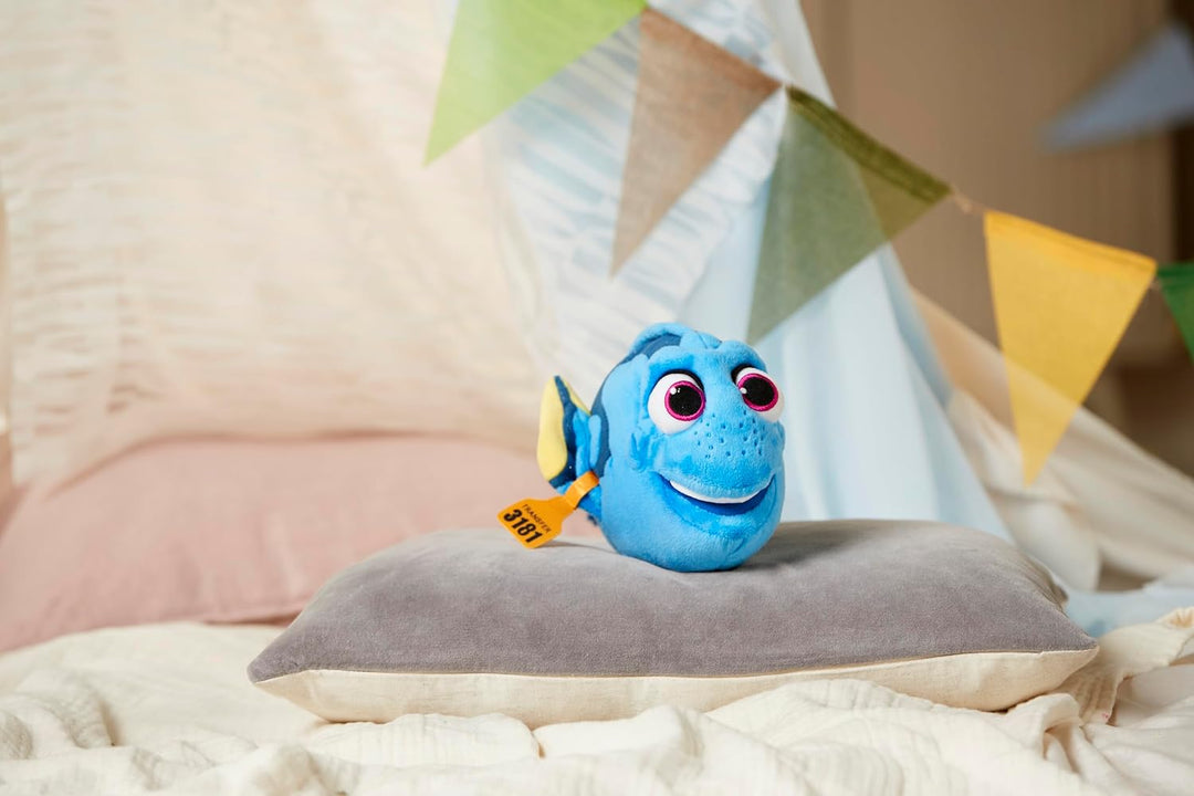 Disney Store Offizielles Dorie Kleines Kuscheltier, Findet Nemo, 32 cm, Plüschfigur mit Gestickten D