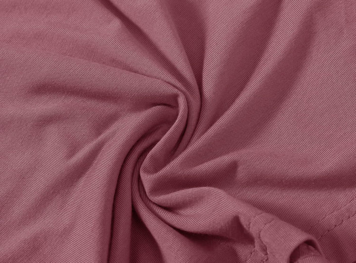 JINSHI Damen Schlafanzughose Lang Pyjamahose Weich Modal Nachtwäsche Freizeithose S Hellgrau+Rosavio