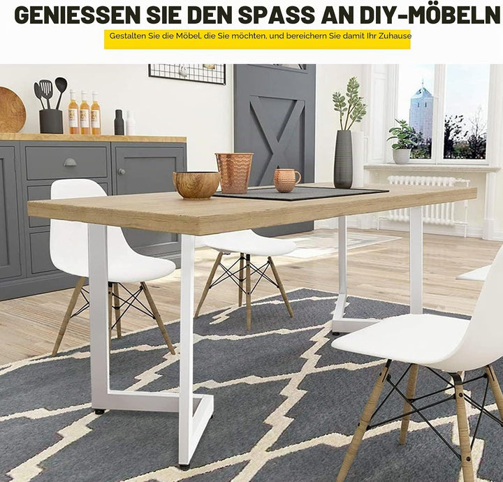 Fimghsoo Tischgestell Metall Tischbeine scandic 2X Tischkufen Industriedesign Möbelbein Haarnadelbei