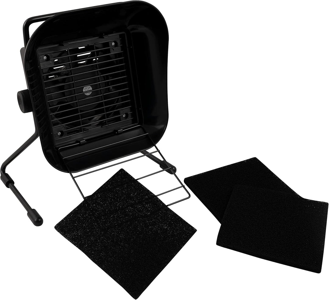 McPower Rauchabsorber Tischgerät | Aktivkohlefilter gegen Lötdämpfe | 230V/50Hz, 23W | schwenkbar, l