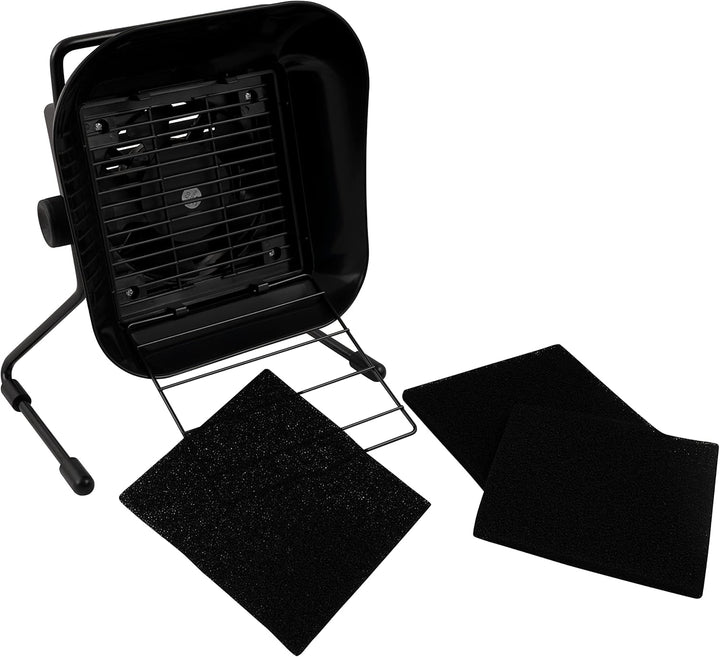 McPower Rauchabsorber Tischgerät | Aktivkohlefilter gegen Lötdämpfe | 230V/50Hz, 23W | schwenkbar, l