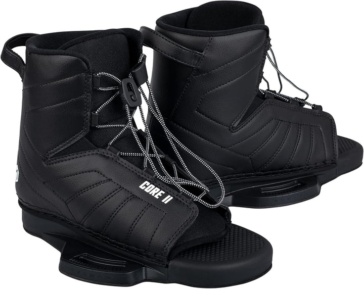 Mesle Wakeboard-Bindung Core, Open Toe Boots, Grösse 32-47 EU, Schuhe, schwarz XS, XS