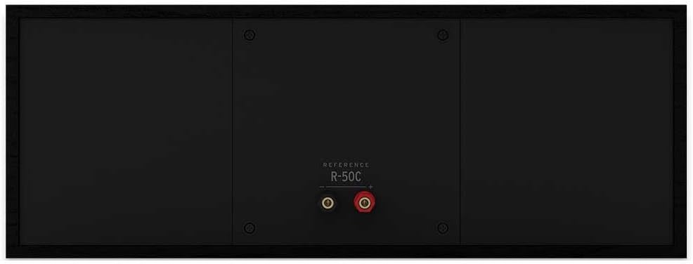 Klipsch R-50C Black (Einheit) - Zentrallautsprecher Schwarz für Heimkino - 100 W/400 W - 8 Ohm