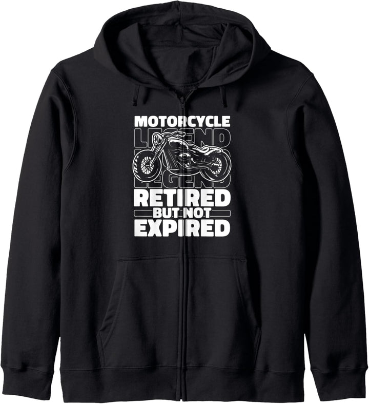 Biker Im Ruhestand Motorbike Rider Bike - Motorrad Kapuzenjacke