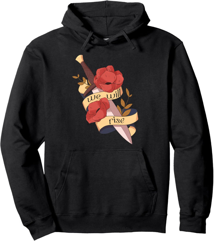 Wir werden auferstehen | From Blood and Ash Kingdom Of Flesh and Fire Pullover Hoodie