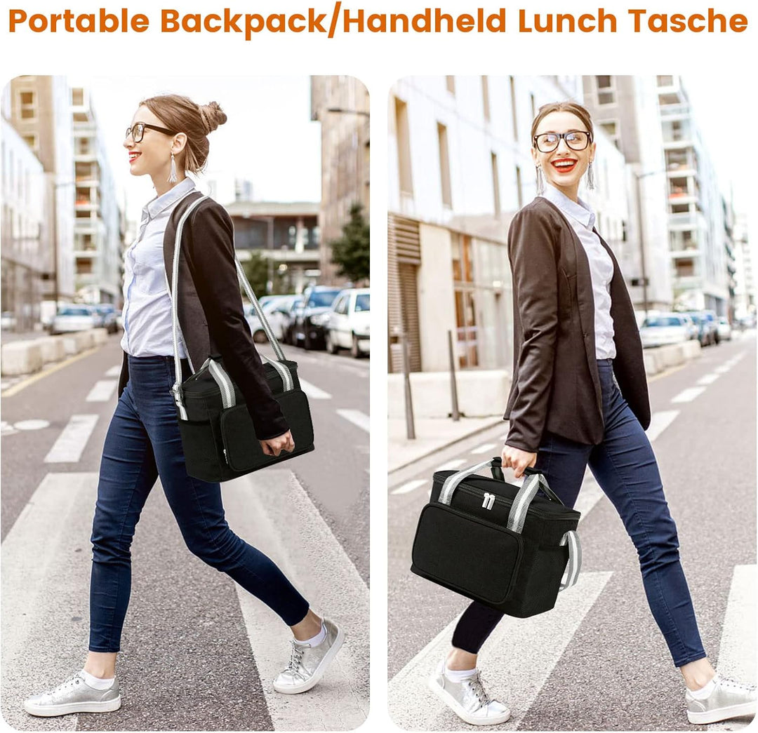 DUNSOO Kühltasche Klein, Kleine Kuhltasche fur Unterwegs, Kuhltaschen Faltbar, Thermotasche für Pick