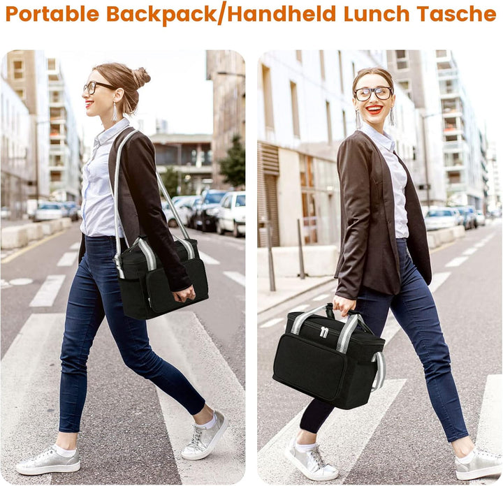 DUNSOO Kühltasche Klein, Kleine Kuhltasche fur Unterwegs, Kuhltaschen Faltbar, Thermotasche für Pick