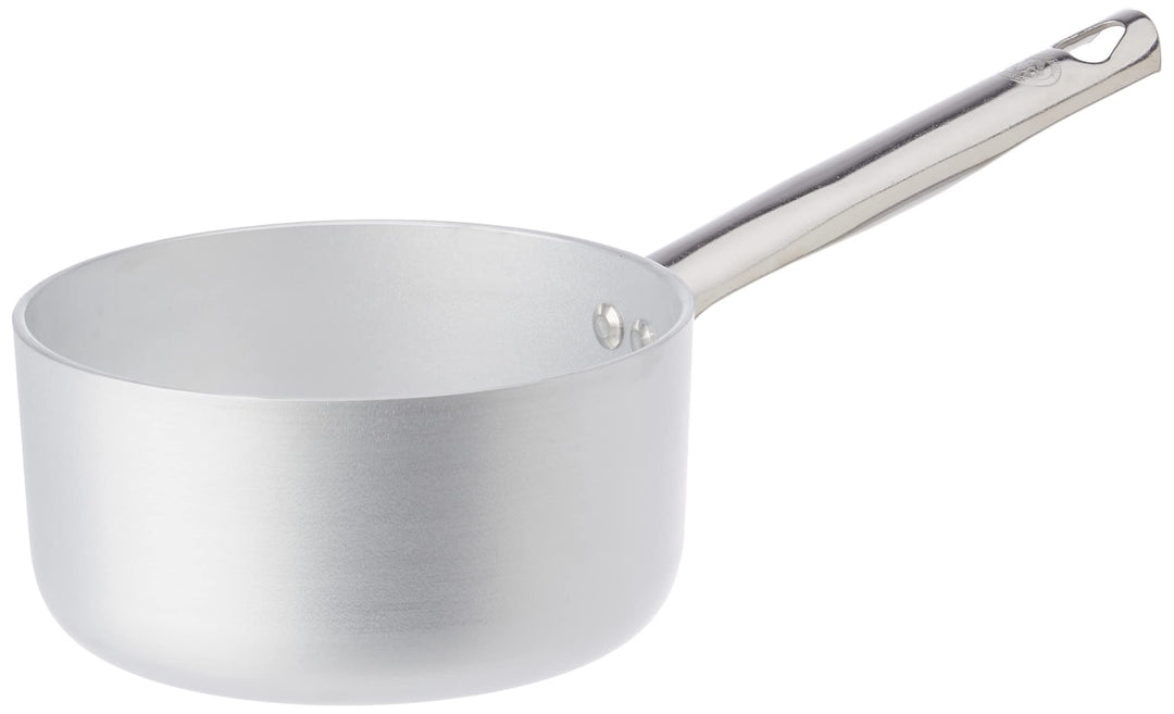 Pentole Agnelli ALMA10516 Professionelle Aluminiumpfannen 3 mm, hoher Auflauf mit Griff, 1,7 l 16 cm