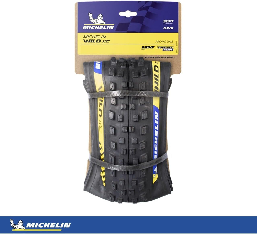 MICHELIN Wild XC Racing Line, MTB Fahrradreifen, Schwarz, 29x2.25"