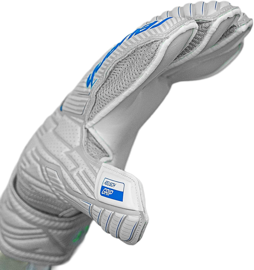 Reusch Herren Attrakt Finger Support Unisex Torwarthandschuhe mit Aussennaht Schnitt und Grip Belag,