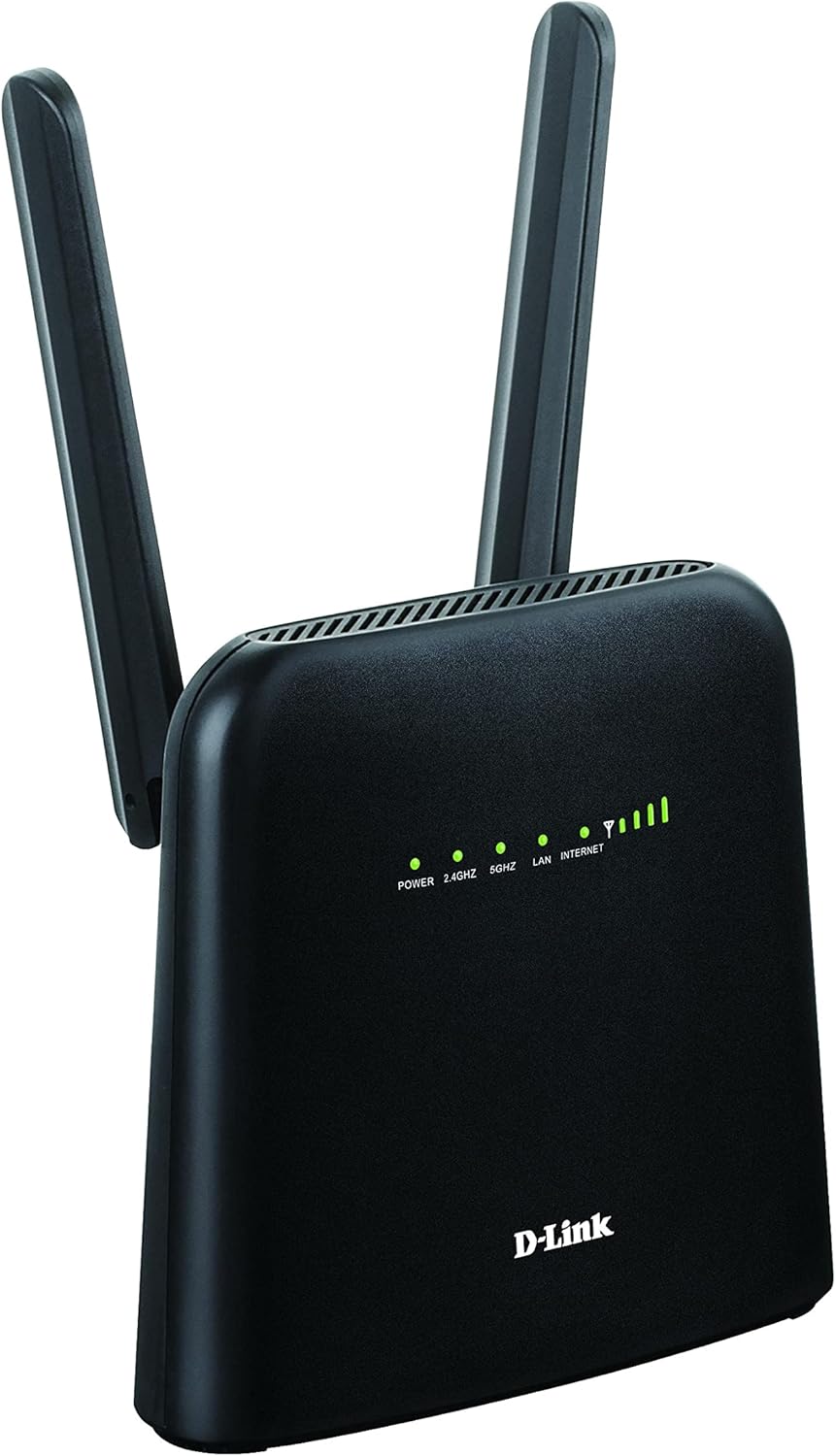 D-Link DWR-960 LTE Cat7 Wi-Fi AC1200 Router (Mobile Wi-Fi Router, 4G/3G, Multi WAN, Gigabit Ports, o