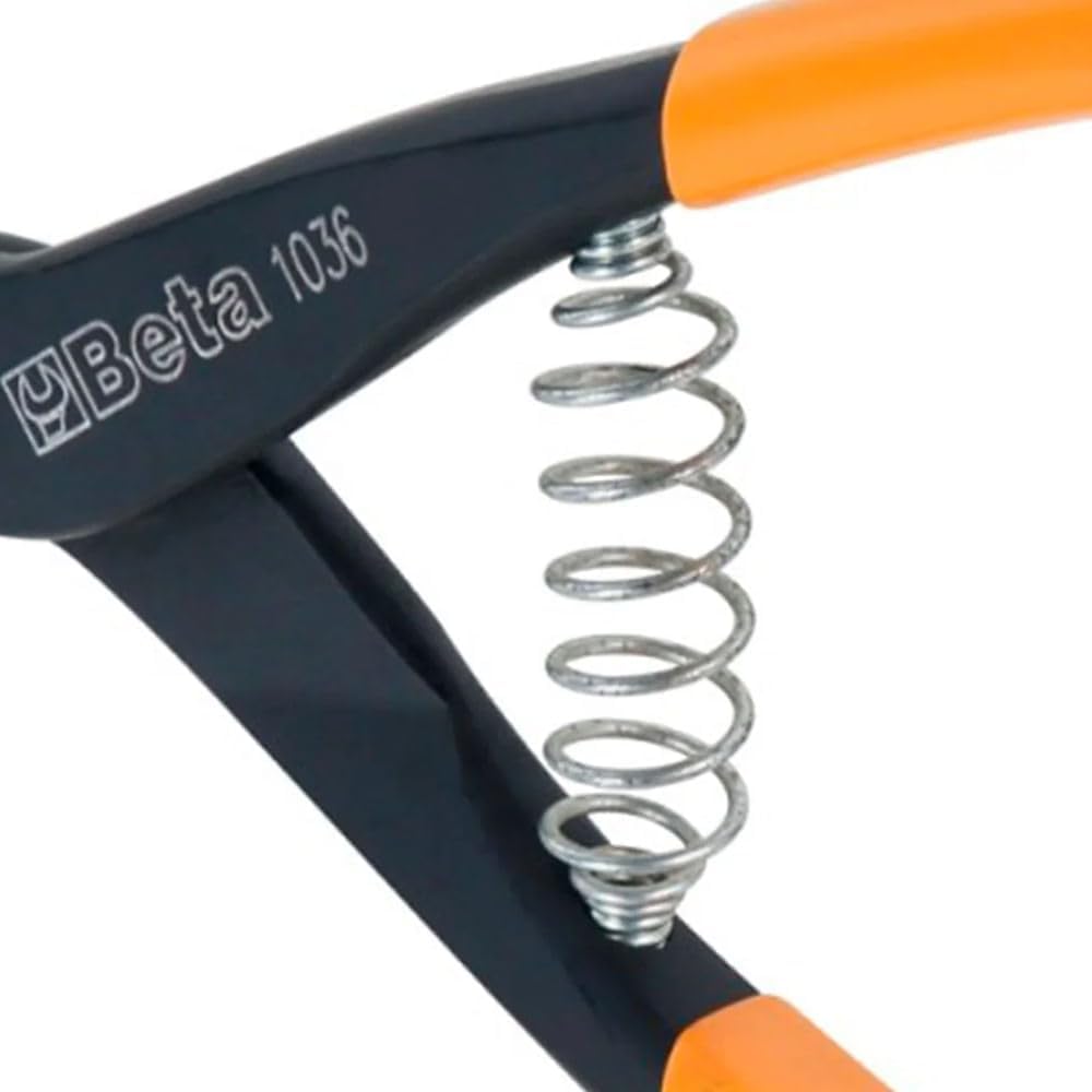 Beta 1036 225 - Zangen mit geraden backen, für sicherungsringe mit aussenspannung, griffe mit PVC-üb