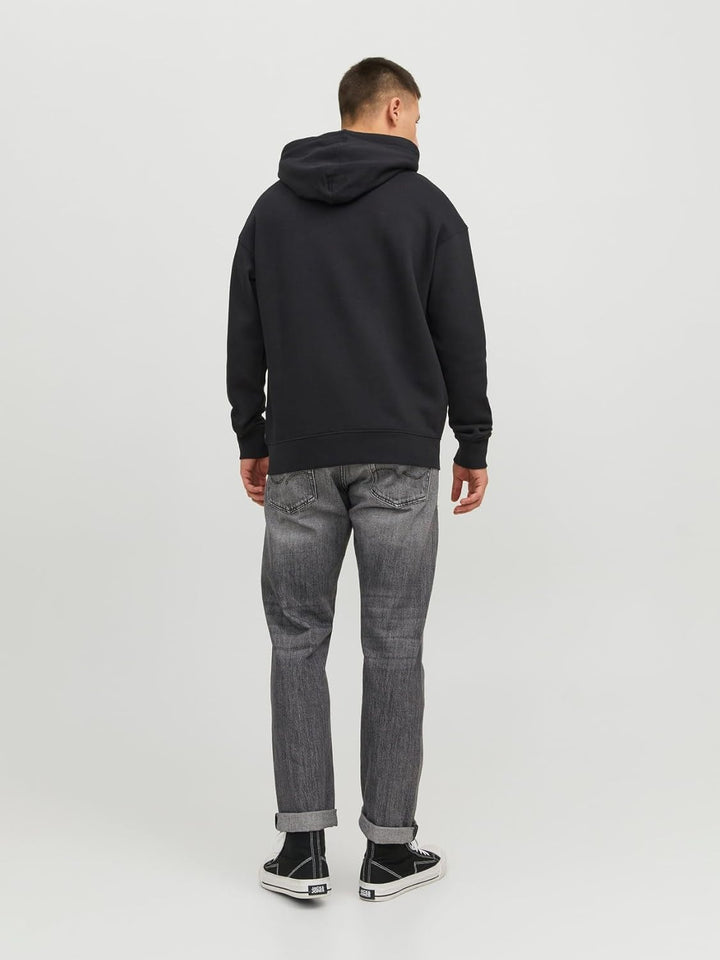 JACK &amp; JONES Herren Hoodie Kapuzenpullover JJESTAR JJ Sweat Hood - Relaxed Fit XS Cocoa, XS Cocoa