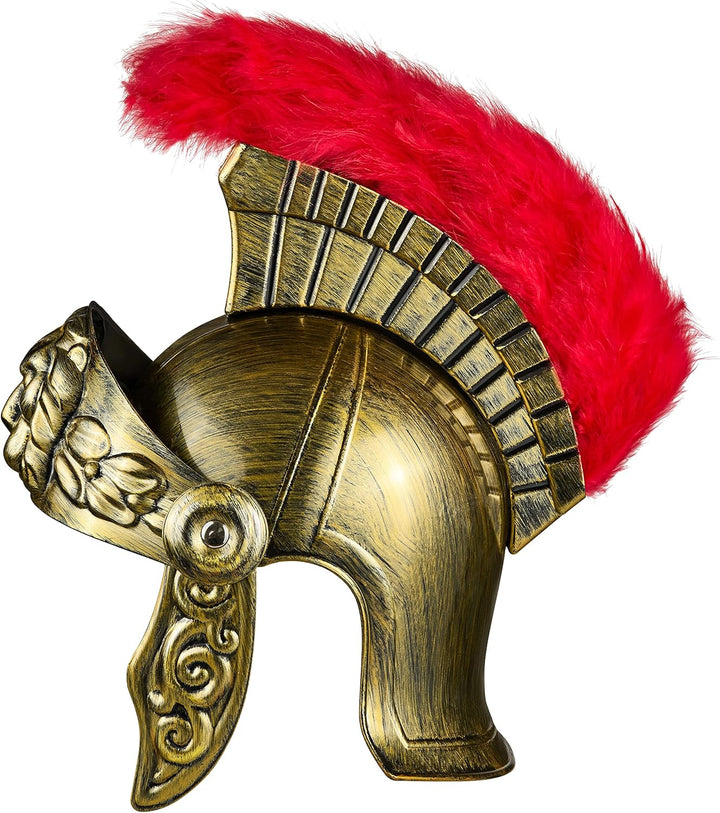 Balinco Römerhelm | Römer Helm Gold | Krieger | Römischer Kämpfer | Roman Gladiator - für Damen & He