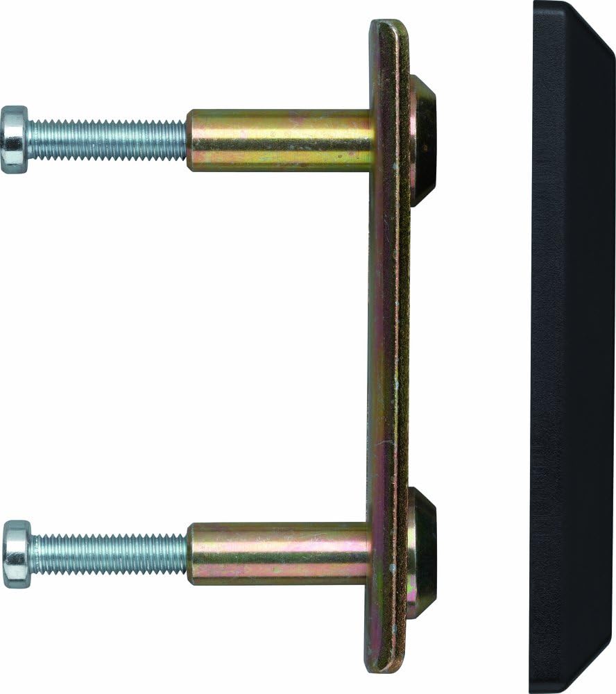 ABUS Schliesskasten-Verbindungsplatte PV1820 S schwarz für Panzerriegel 10700, Schwarz