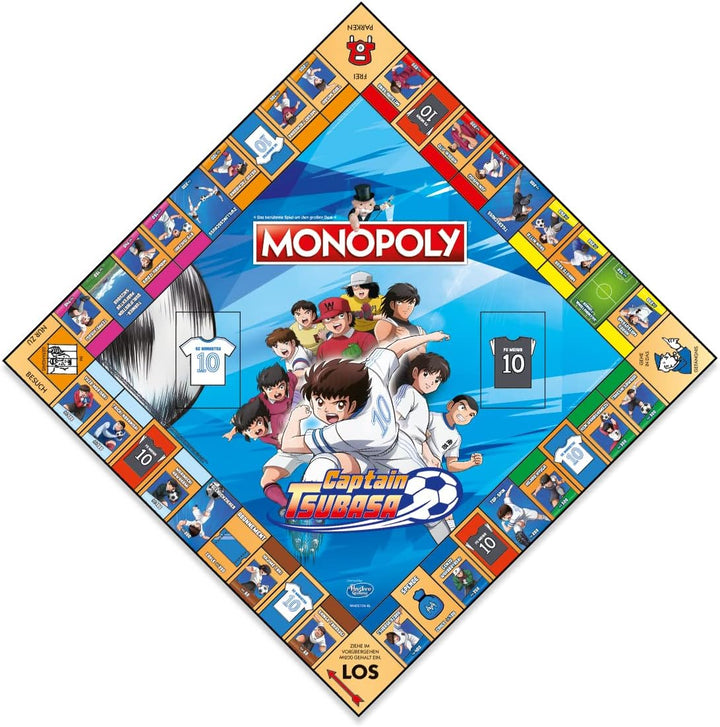 Winning Moves - Monopoly - Captain Tsubasa - Brettspiel - Alter 8+ - Deutsch