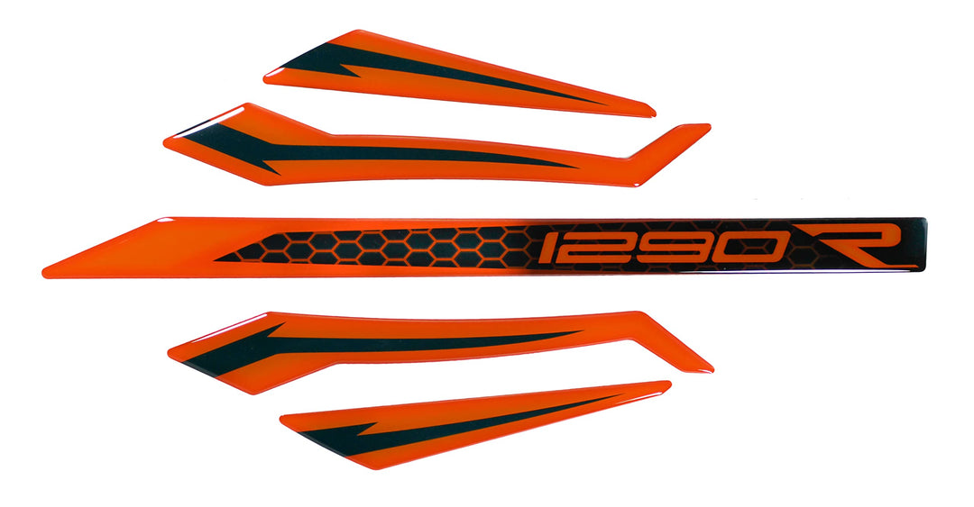 Tankpad Grafikkit kompatibel für KTM 1290 Super Duke R Orange Blau X550148 Grafik-Kit 1, Grafik-Kit