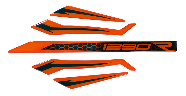 Tankpad Grafikkit kompatibel für KTM 1290 Super Duke R Orange Blau X550148VA Grafik-Kit 1, Grafik-Ki