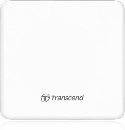 Transcend TS8XDVDS-W superschlanker externer CD/DVD-Brenner white, white