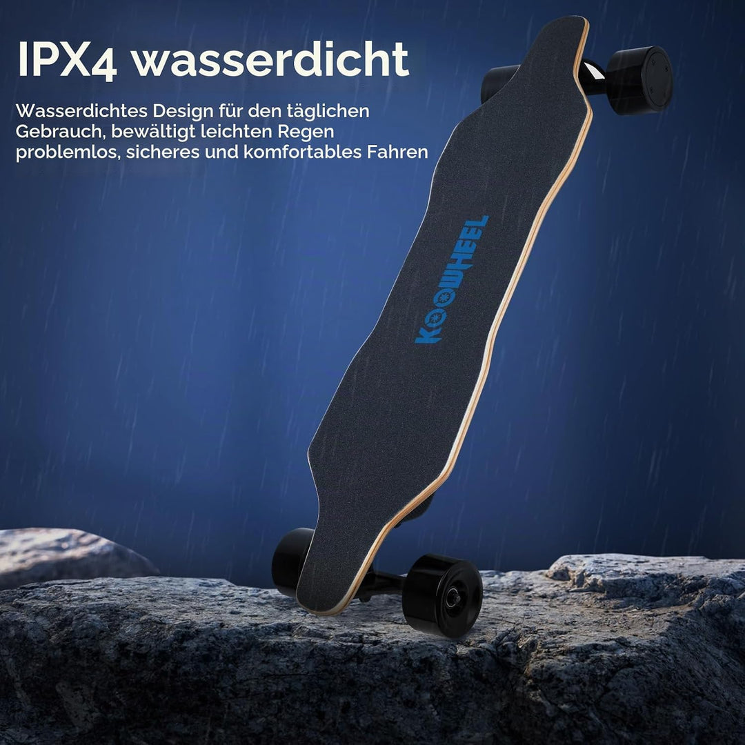 Hochleistungs-Elektro-Skateboard mit Fernbedienung, 40/45 km/h Höchstgeschwindigkeit, 30 km Reichwei