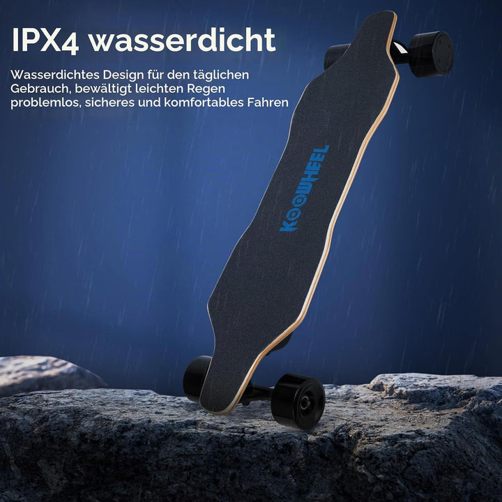Hochleistungs-Elektro-Skateboard mit Fernbedienung, 40/45 km/h Höchstgeschwindigkeit, 30 km Reichwei
