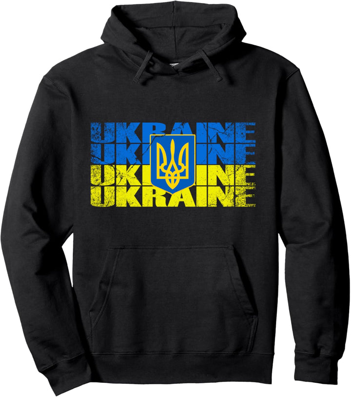 Ukraine, Flagge der Ukraine, Ukraine. Pullover Hoodie