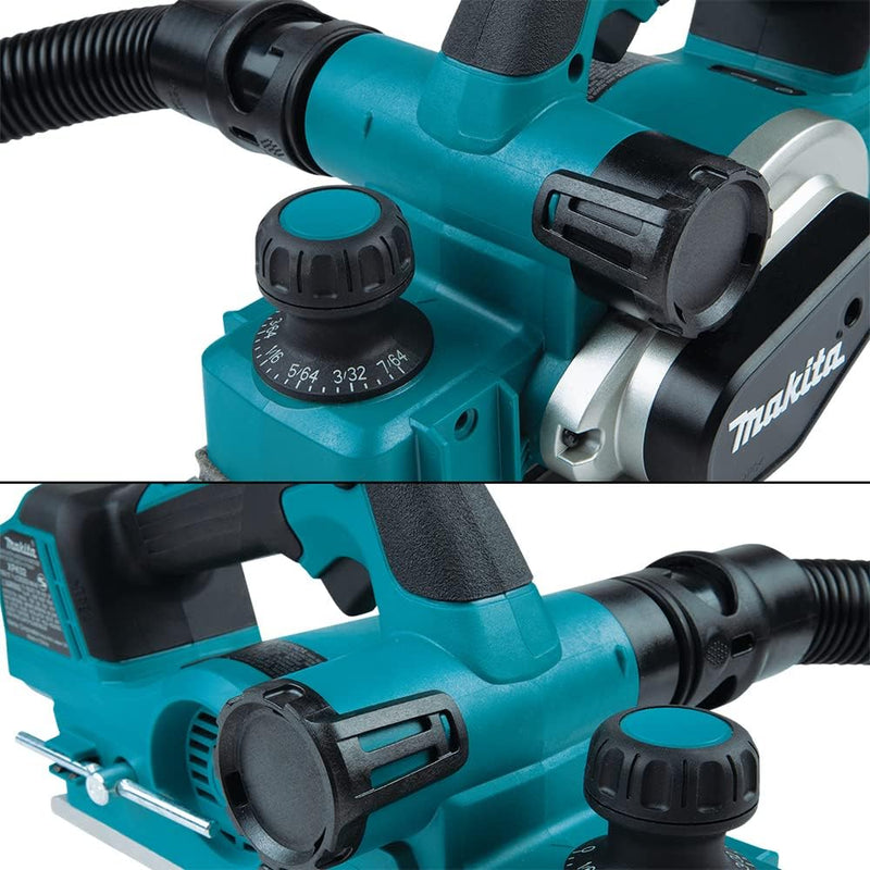 Makita DKP181Z Akku-Hobel 82 mm 18 V (ohne Akku, ohne Ladegerät), Akku-Hobel