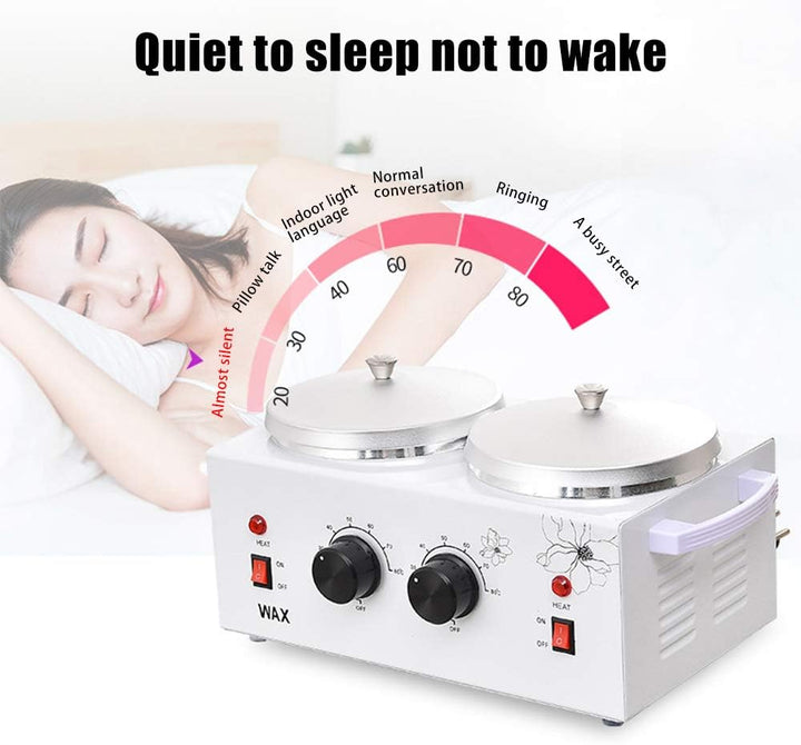 EUNEWR Wachserhitzer 220V 200W Wachswärmer Wachs Haarentfernung Wax Enthaarung Wachserhitzer mit 4X1