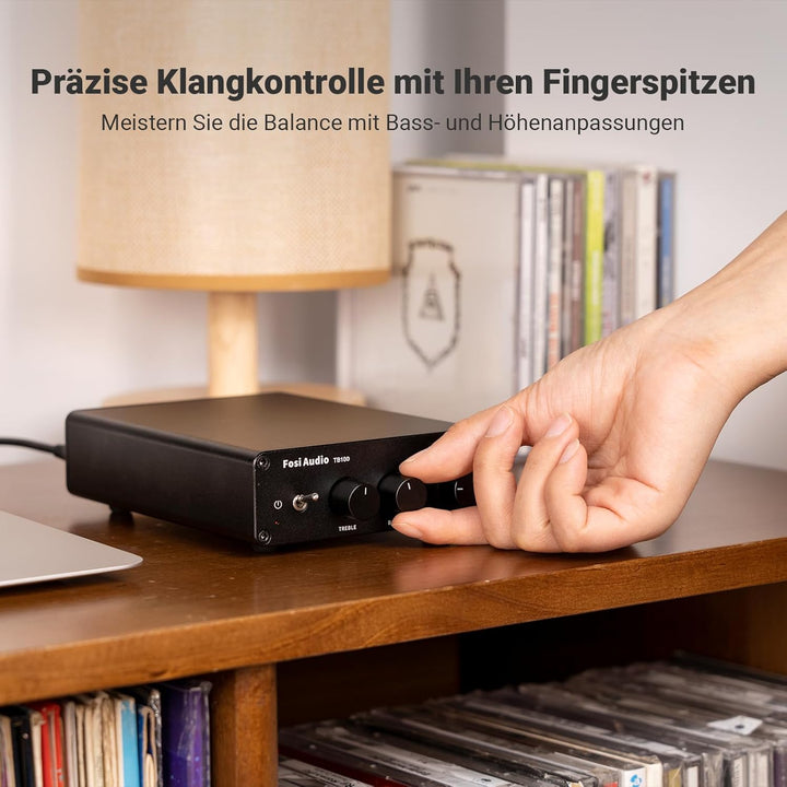 Fosi Audio TB10D 600 Watt TPA3255 Mini Verstärker HiFi Stereo Klasse D Verstärker Integrierter digit