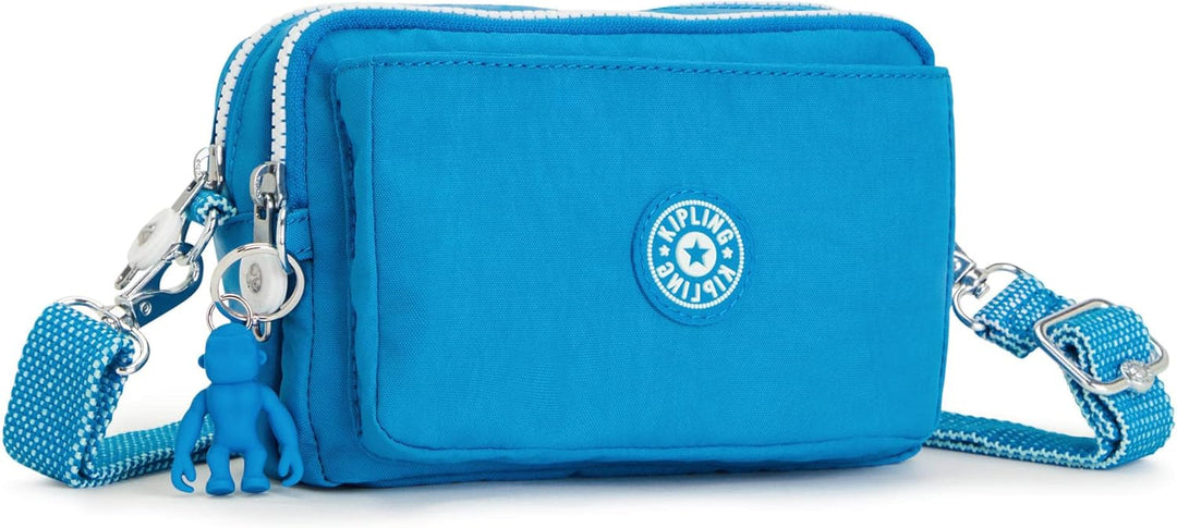 Kipling Damen Abanu Mini 2-in-1 Convertible Crossbody Umhängetasche 7.5"L x 5"H x 3.25"D Eifriges Bl