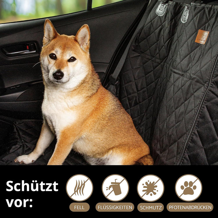 AMZPET Hunde-Autositzbezug (Universal: 133cm) - Wasserfest, rutsch- und Kratzfest – Nicht Isofix-kom