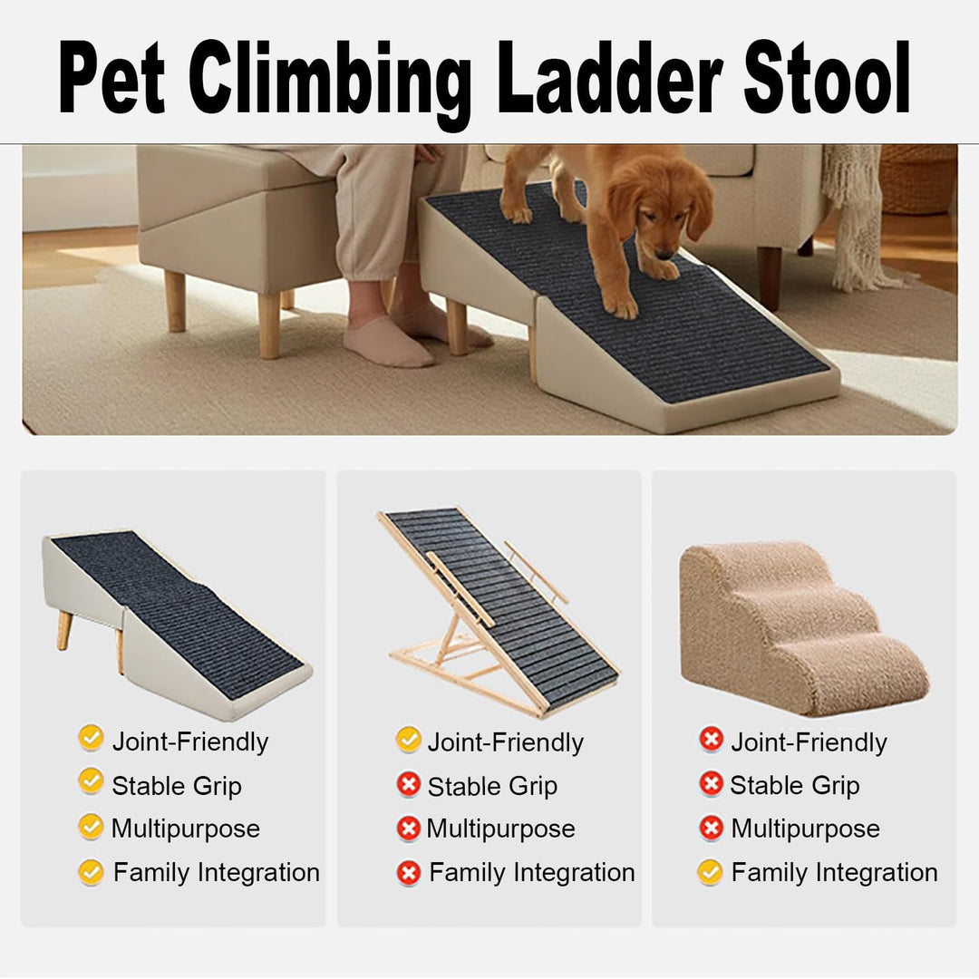 Hundetreppe Bett，Hunderampe Sofa，rutschfeste Hunderampe，Rampe Hund für Katzen und Welpen，Hundetreppe