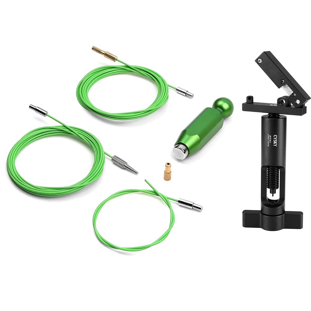 BESNIN Interne Kabelführung Kit +Schlauchschneider Fahrrad Werkzeug Set, Fahrrad Internes Kabelführu