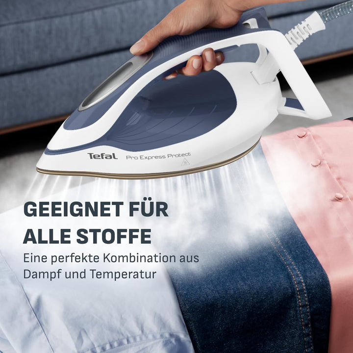 Tefal GV9225 Pro Express Protect Dampfbügelstation | 7,6 Bar Dampfdruck | variable Dampfmenge: 140 g