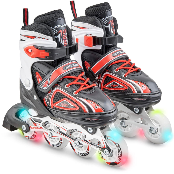 Apollo Super Blades, grössenverstellbare Inline Skates für Damen und Kinder, Inliner für Erwachsene,