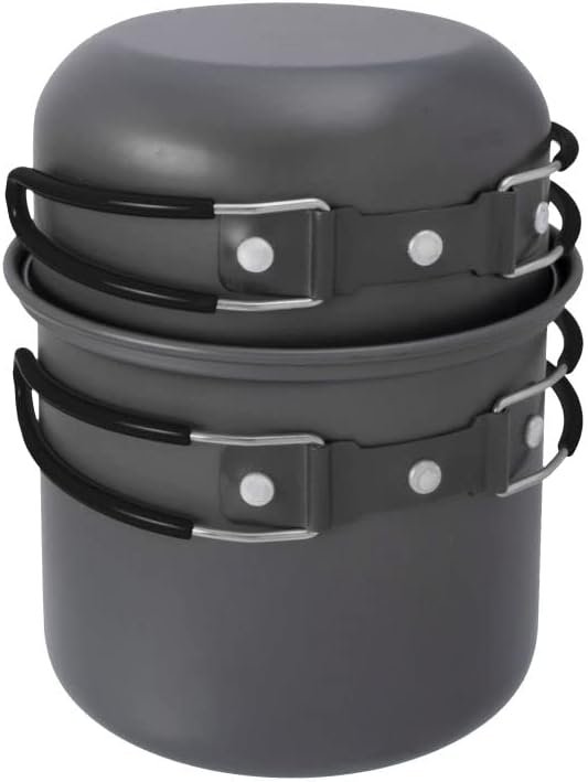 Origin Outdoors Unisex – Erwachsene Trekking Biwak Topfset, Mehrfarbig, 3-4 Personen