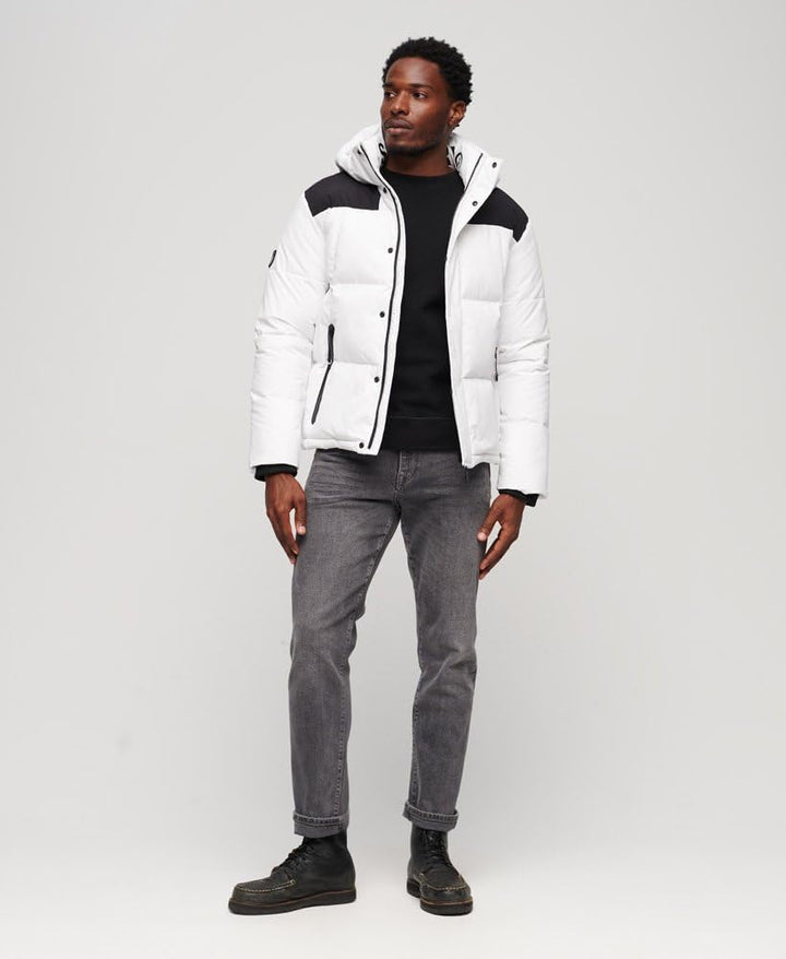 Superdry Herren Chamarra Acolchada A4 – gepolstert XL Optic, XL Optik
