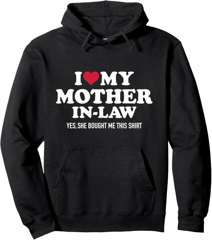 Ich liebe meine Schwiegermama für Schwiegertochter Pullover Hoodie