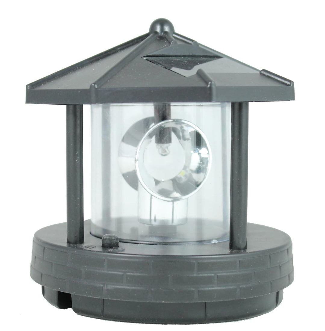 colourliving Leuchtturm Ersatzkopf für Deko-Solar-Leuchtturm Roter Sand – Ersatzteil mit Akku für dr