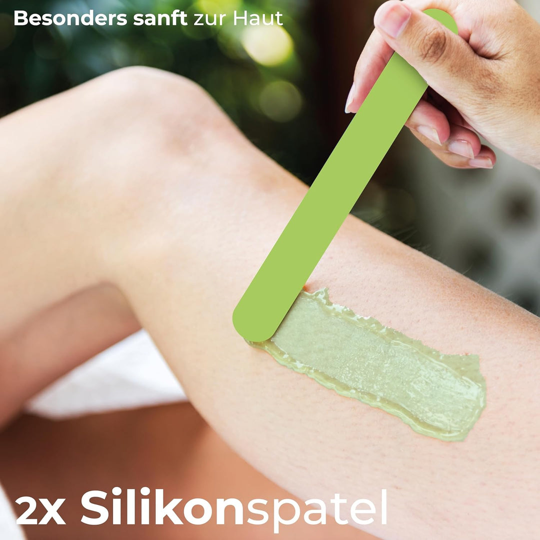Heisswachs Perlen für Enthaarung, Waxing Bohnen für Körper, Intim & Gesicht, Warmwachs ohne Streifen
